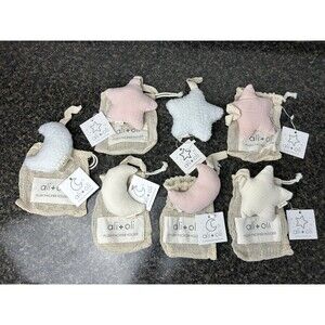 Ali + Oli Plush Pacifier Holder Clip Strap Boutique NEW Soft Muslin, Sherpa Lot